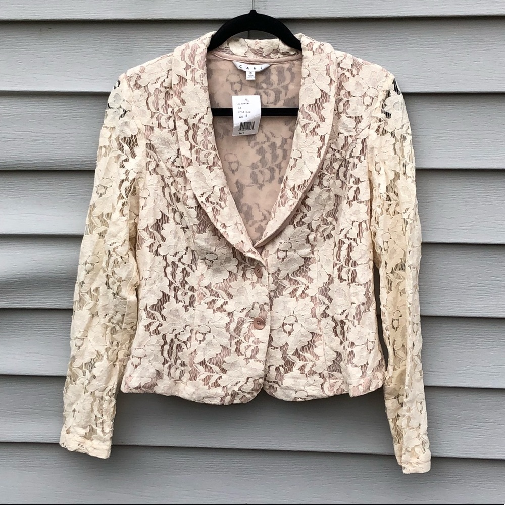 Cabi - Vintage Lace Jacket - Size 8 NWT